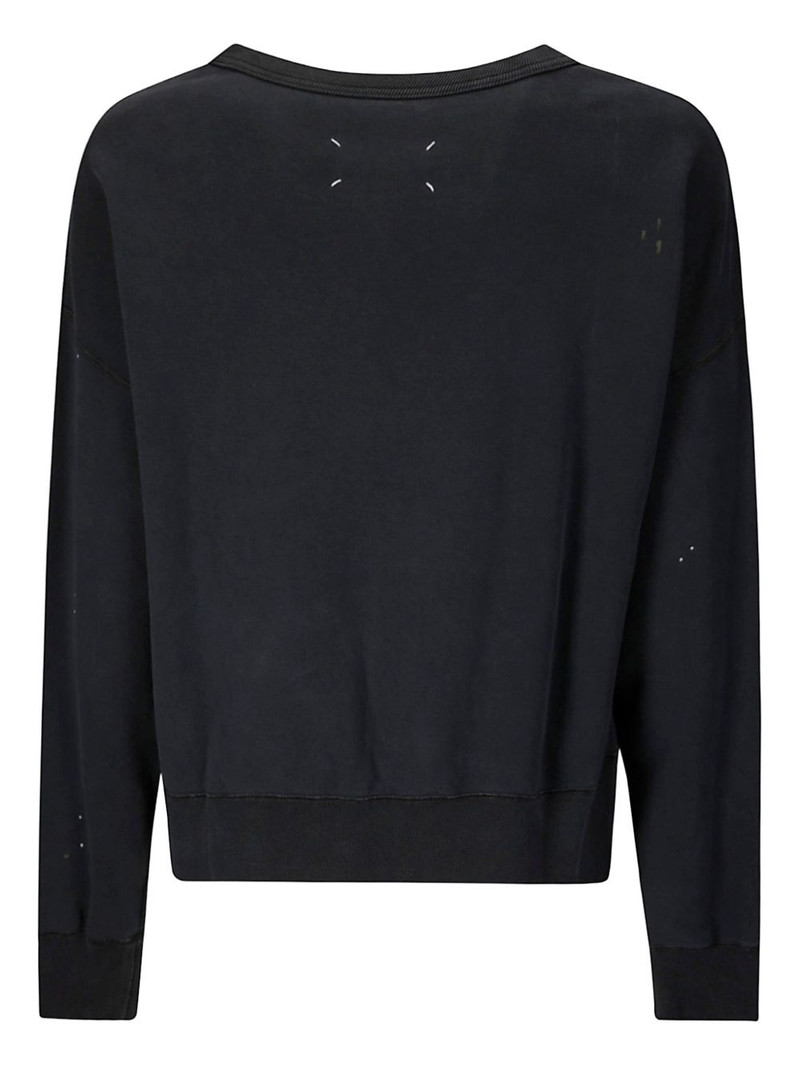 Maison Margiela cotton logo-print sweatshirt outlook
