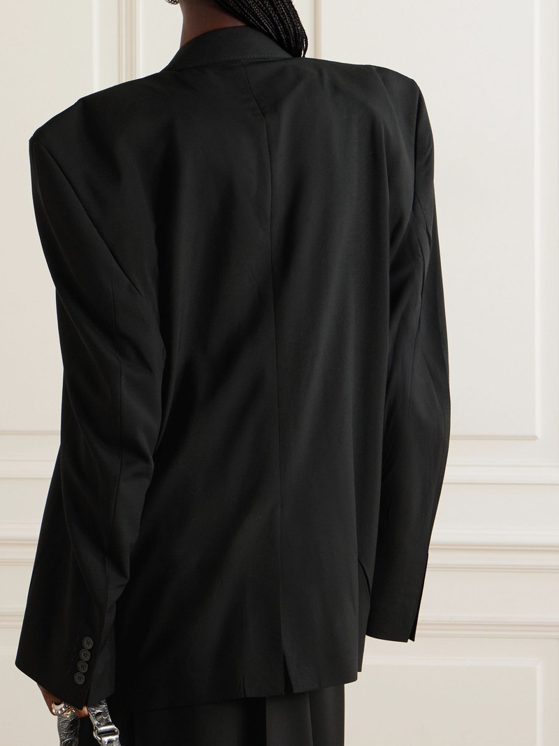 Oversized wool blazer Black 3