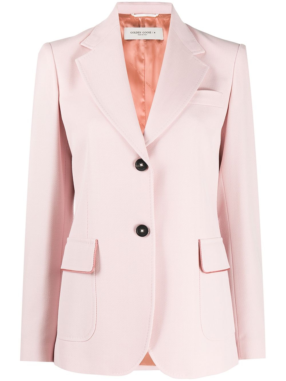 single-breasted tailored blazer - 1