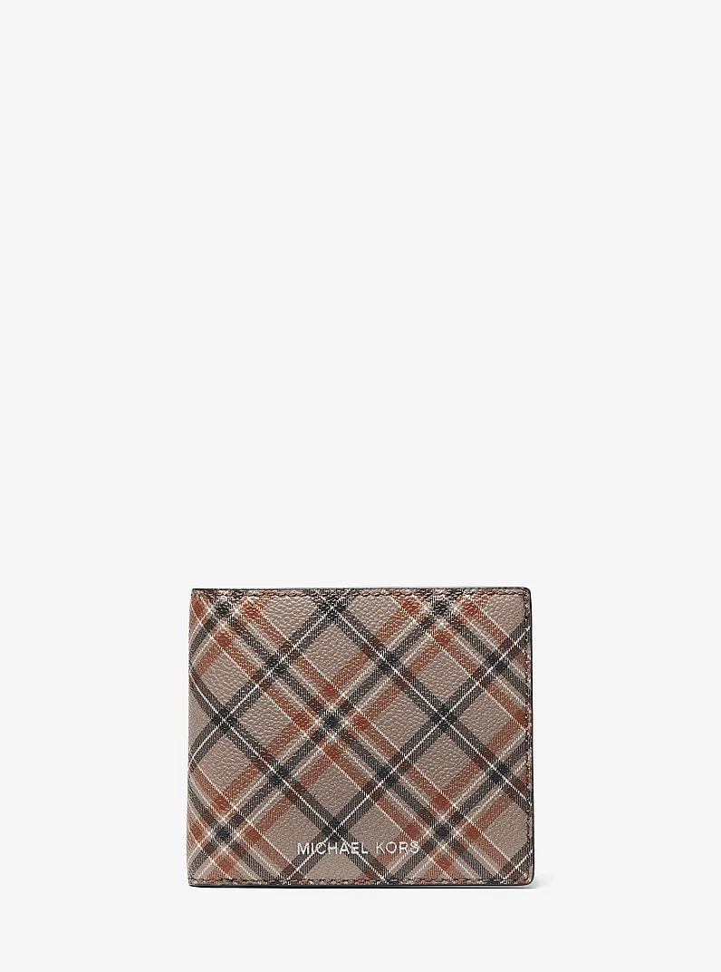 Cooper Plaid Print Wallet - 1