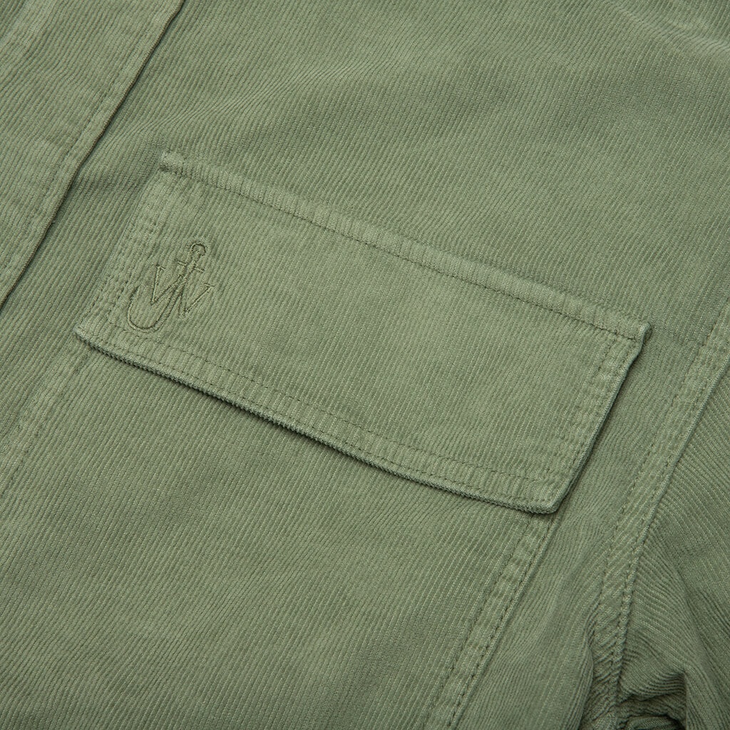 PATCHWORK OVERSHIRT - GREEN - 3