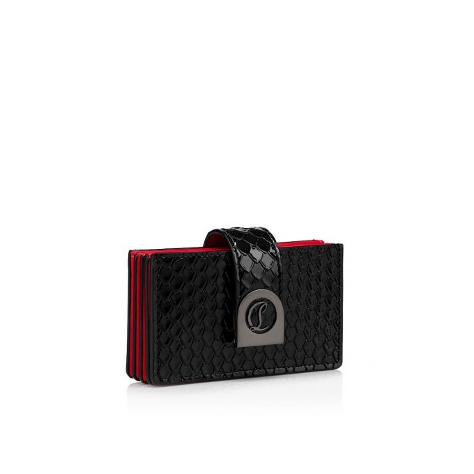 Elisa Card Holder BLACK/GUN METAL - 2