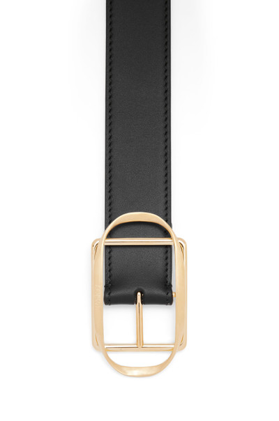 Loewe Curved buckle belt in smooth calfskin outlook