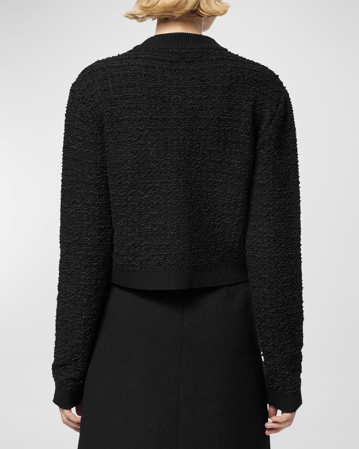 Tweed Knit Cardigan - 3