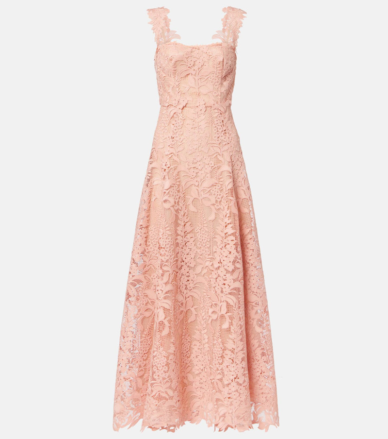 Guipure lace cocktail dress 1