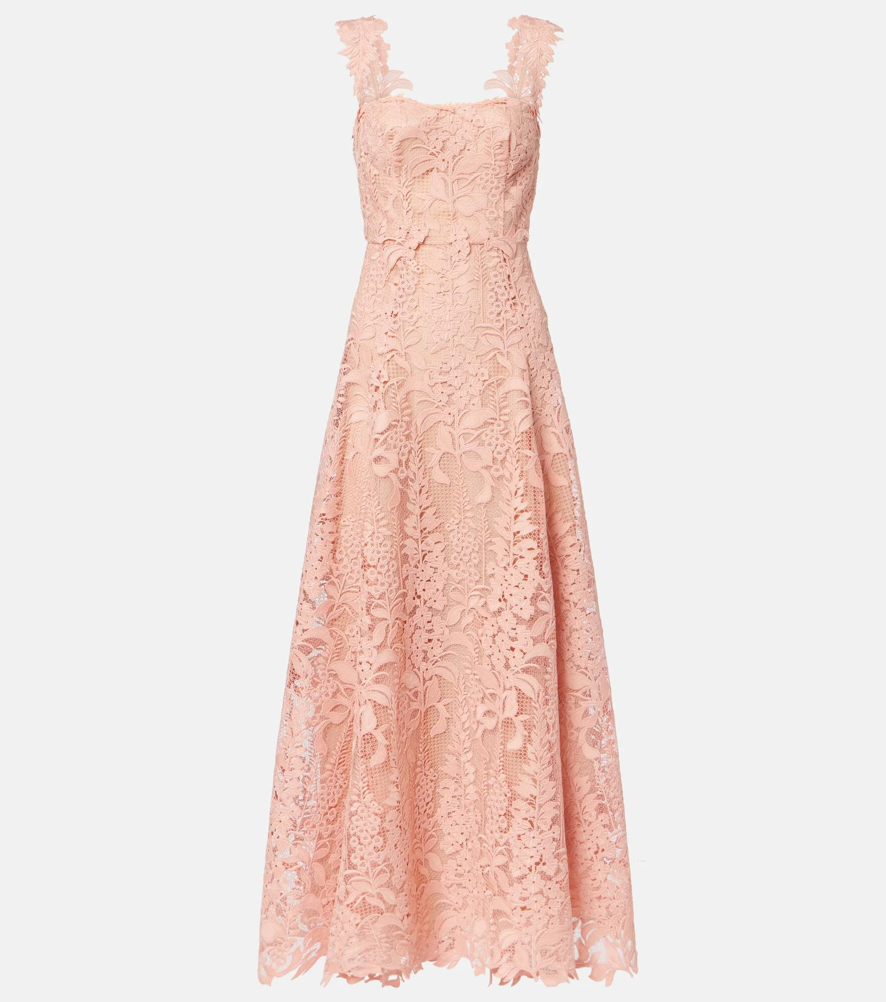 Guipure lace cocktail dress - 1