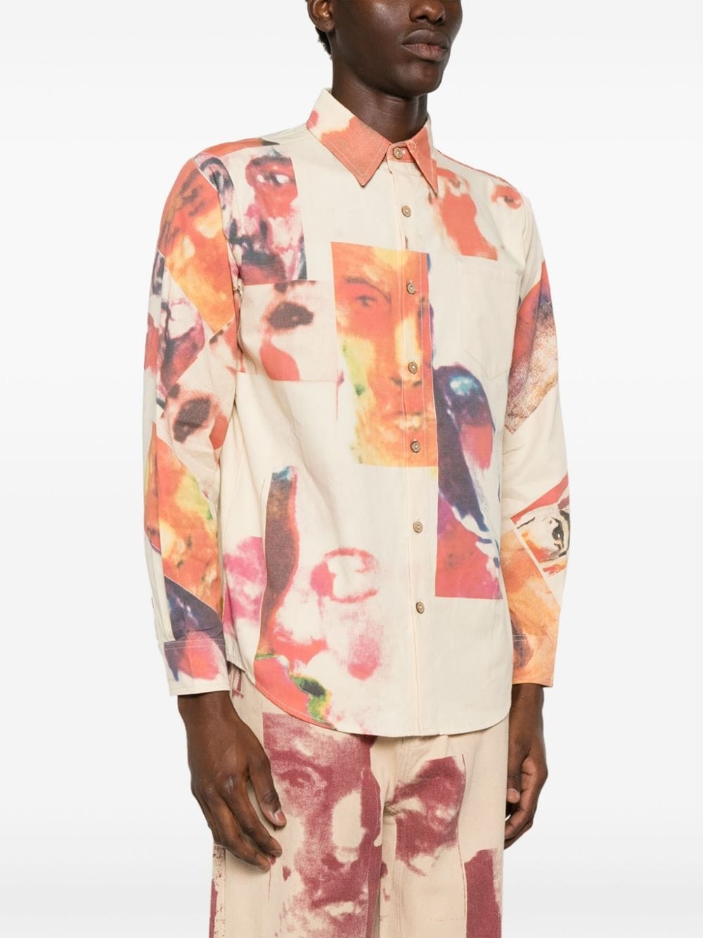 Collage Faces shirt - 3