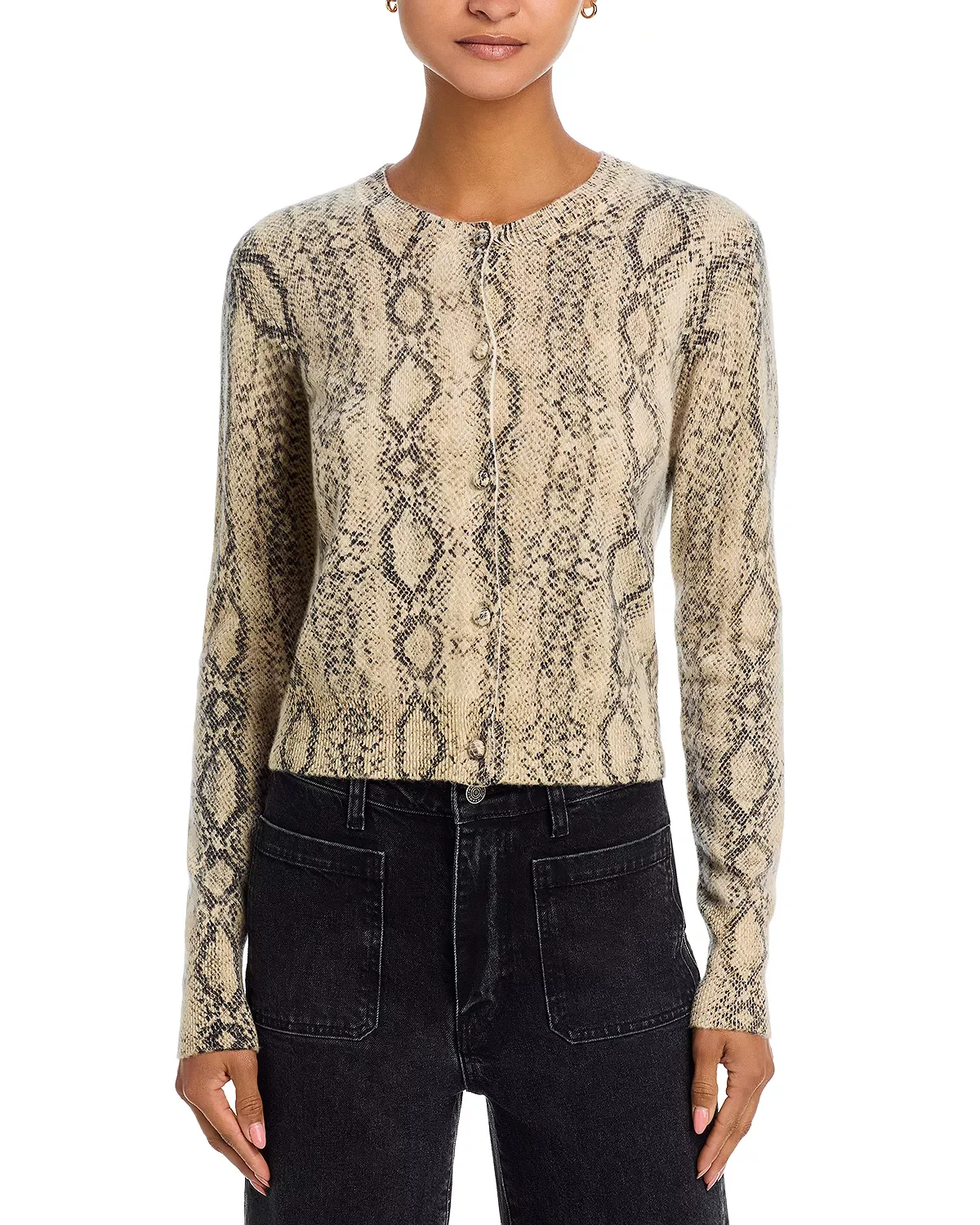 The Cashmere Snake Cardigan - 1