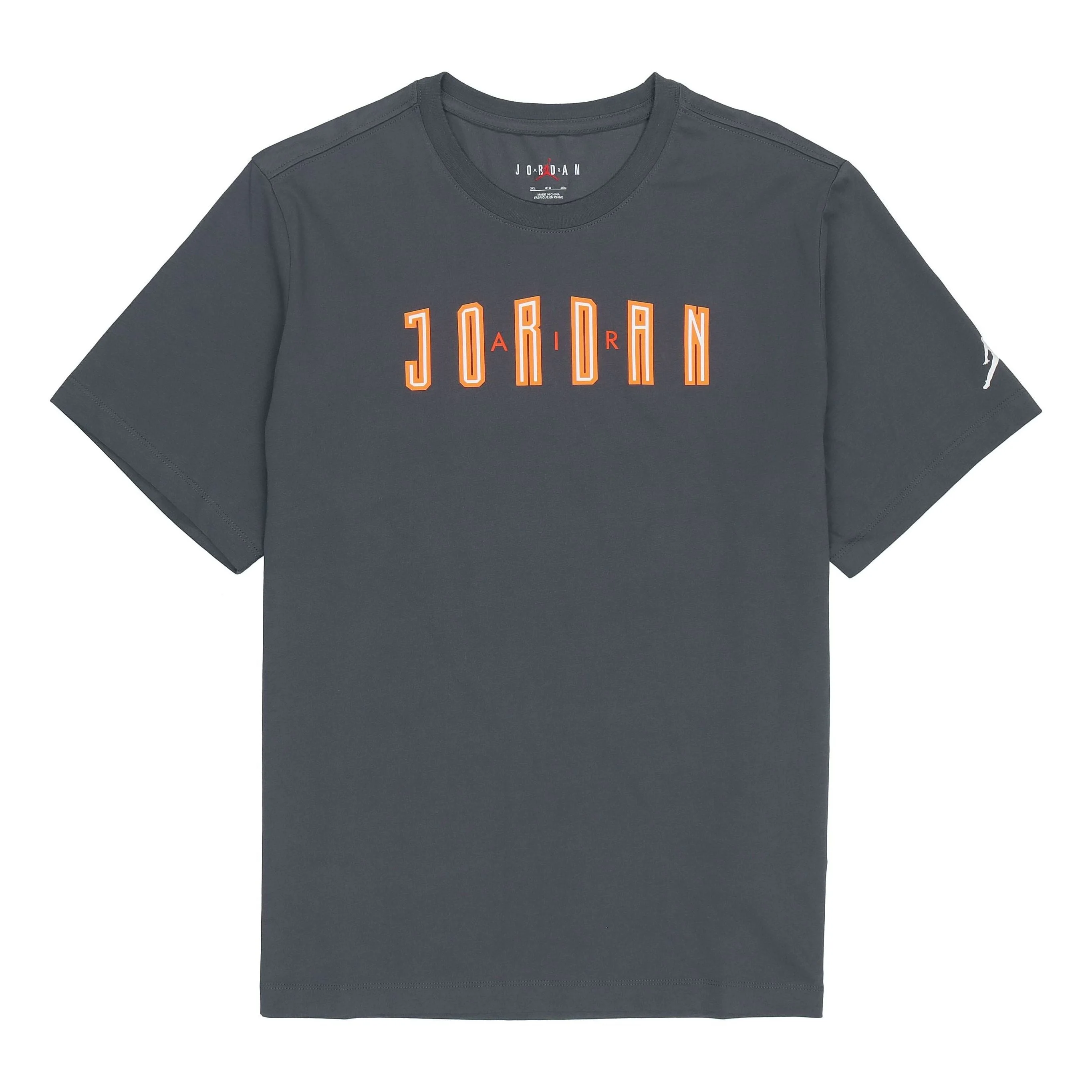 Air Jordan Sport Dna Sports Breathable Printing Casual Short Sleeve Gray DA9909-068 - 1