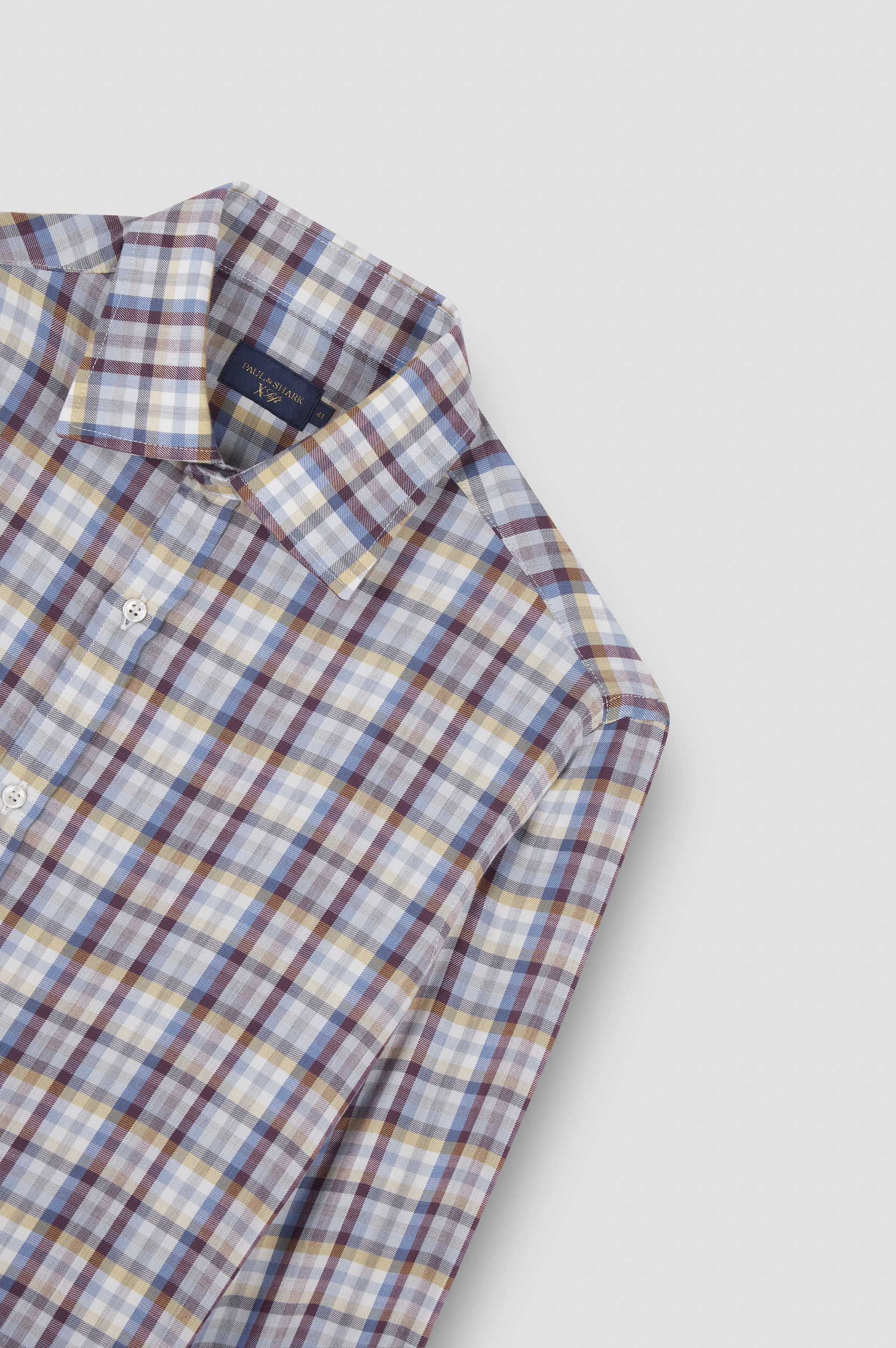 X-SOFT SHIRT WITH CHECKERED PATTERN - 5