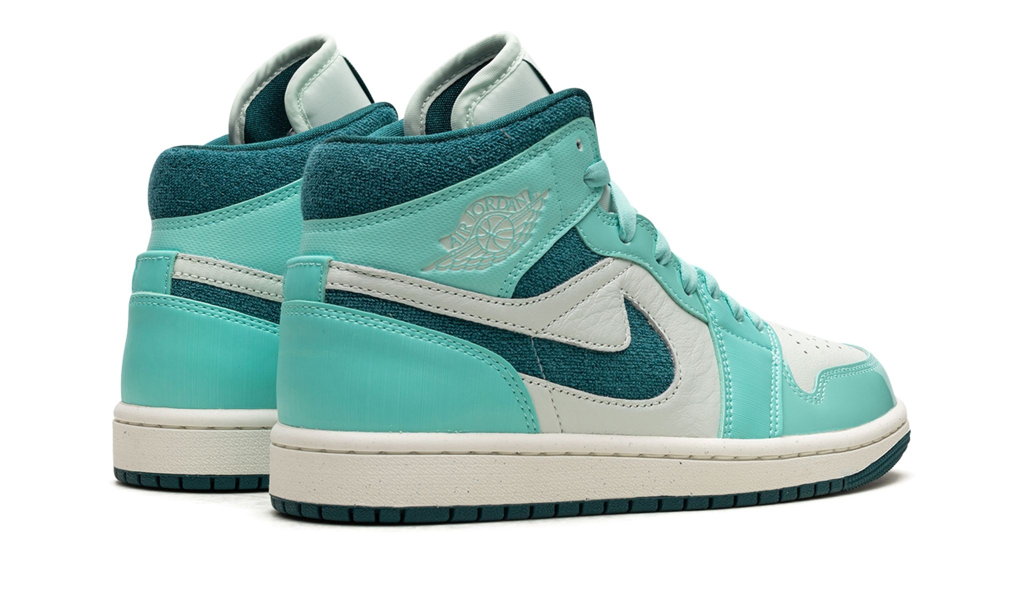 AIR JORDAN 1 MID SE WMNS "Bleached Turquoise" - 3