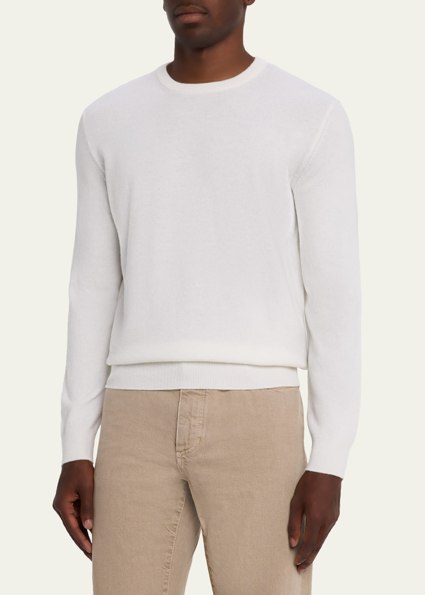 Men's Oasi Cashmere Crewneck Sweater - 4