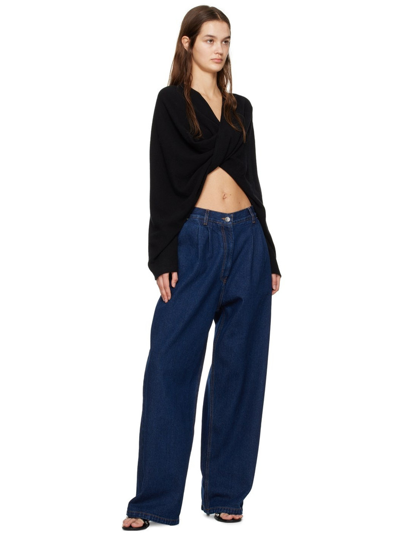 beaufille Black Twist Sweater outlook