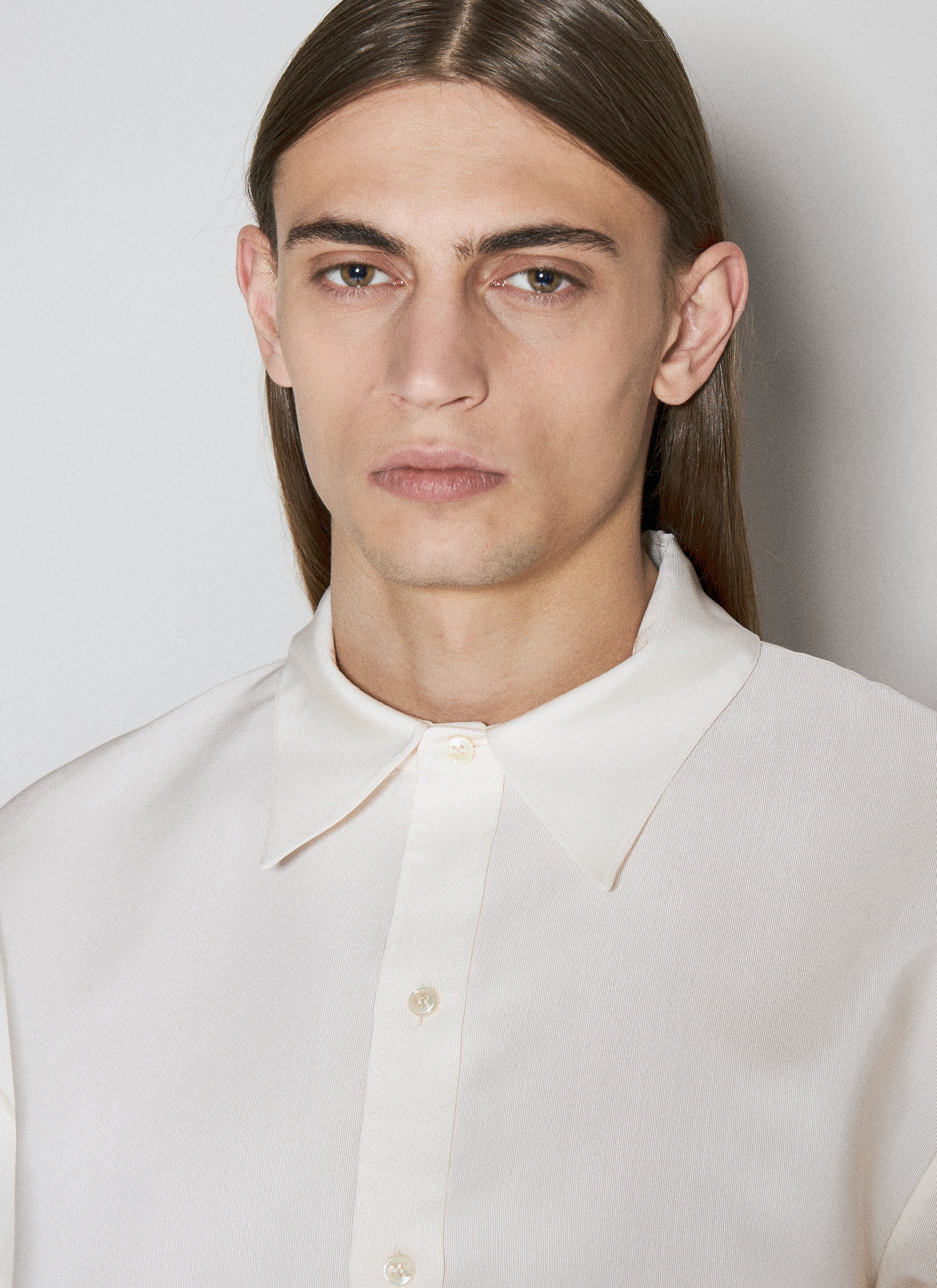 SAINT LAURENT Saint Laurent Men Faille Overshirt | luosophy