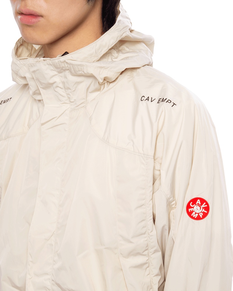 Cav Empt Nylon Active Zip Jacket Beige | likelihood | REVERSIBLE