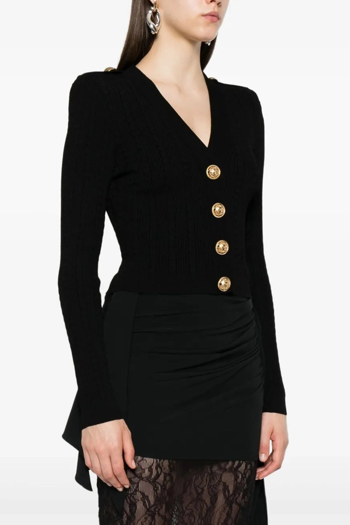 Twisted knit cardigan - 2