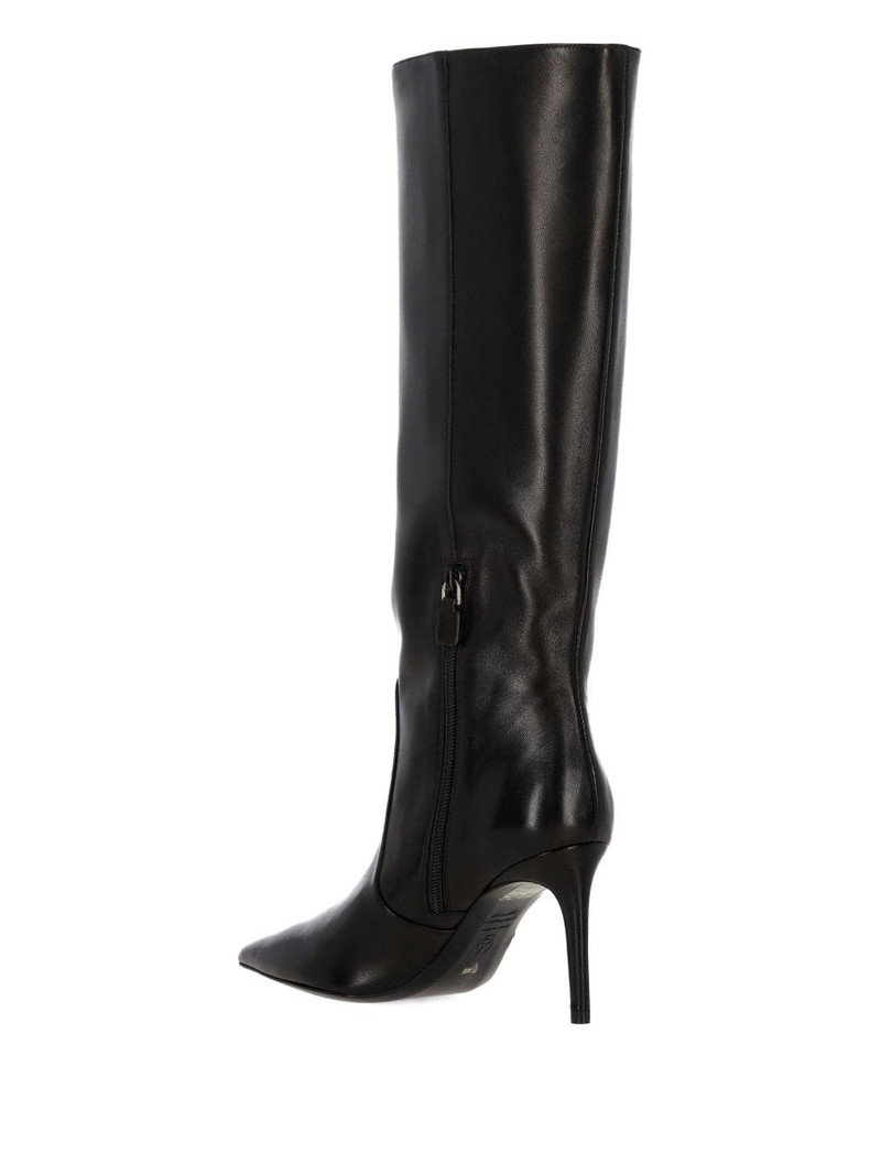 leather pointed-toe knee-high boots 4