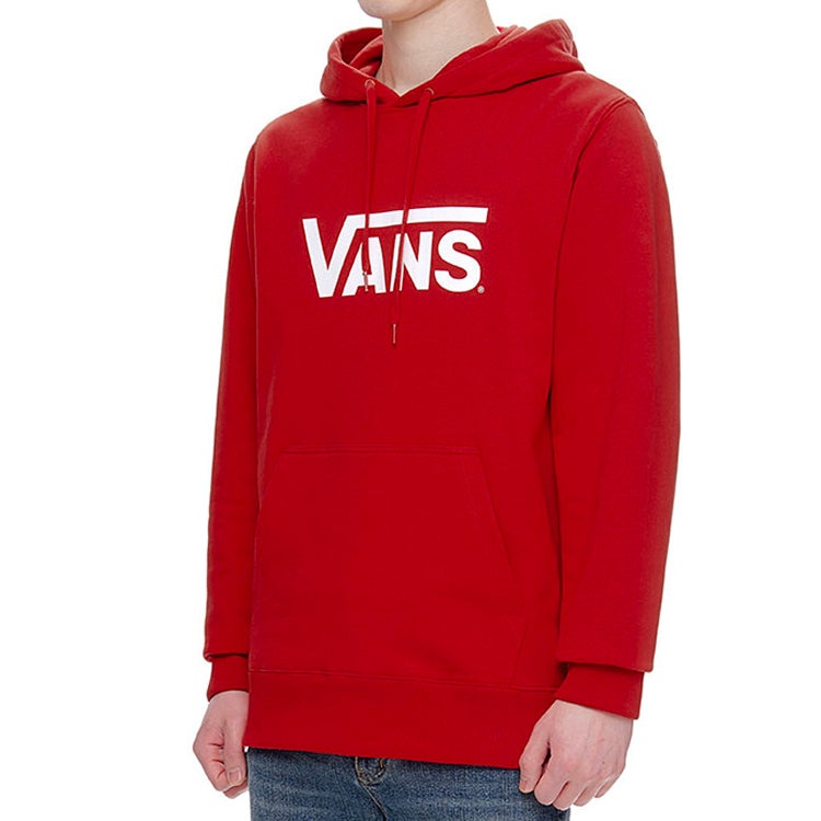 Vans Classic Logo Pullover Couple Style Red VN0A4MM9IZQ - 5