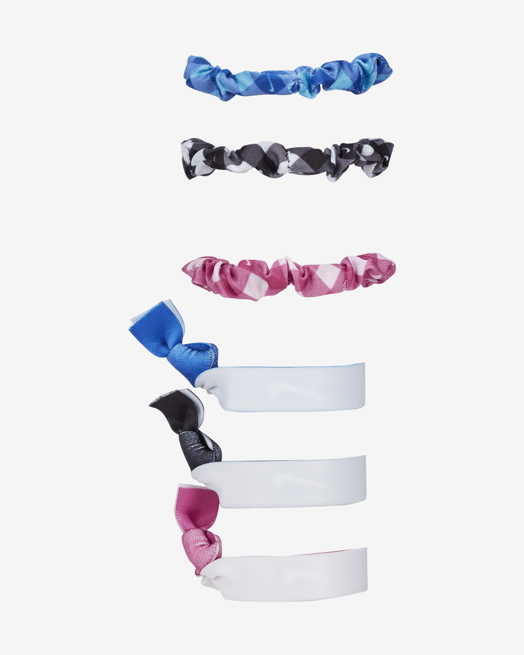 Nike Velvet and Elastic Hairbands (6 Pack) - 2
