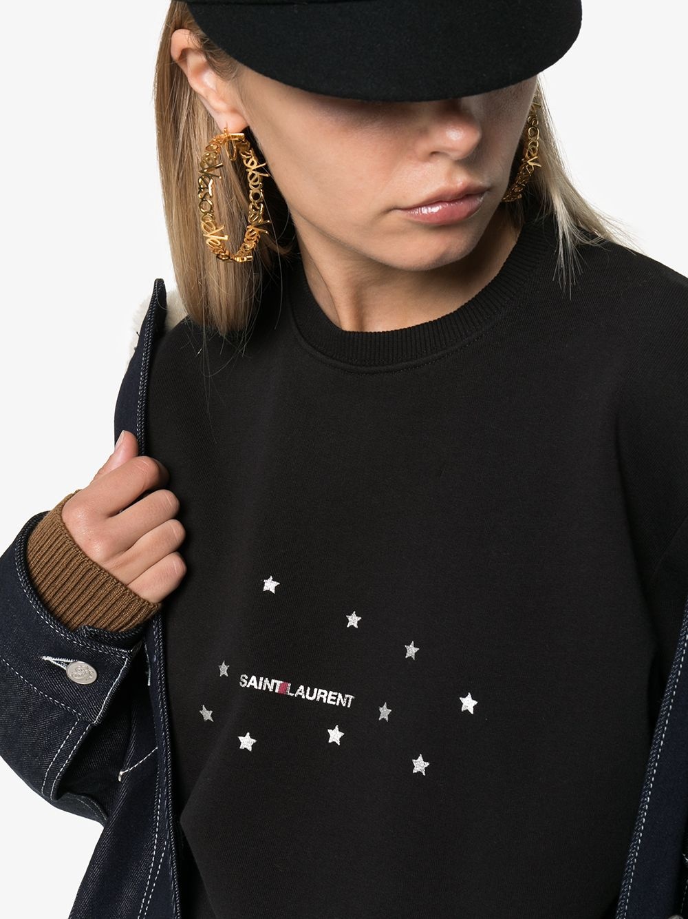 stars logo print sweatshirt - 5