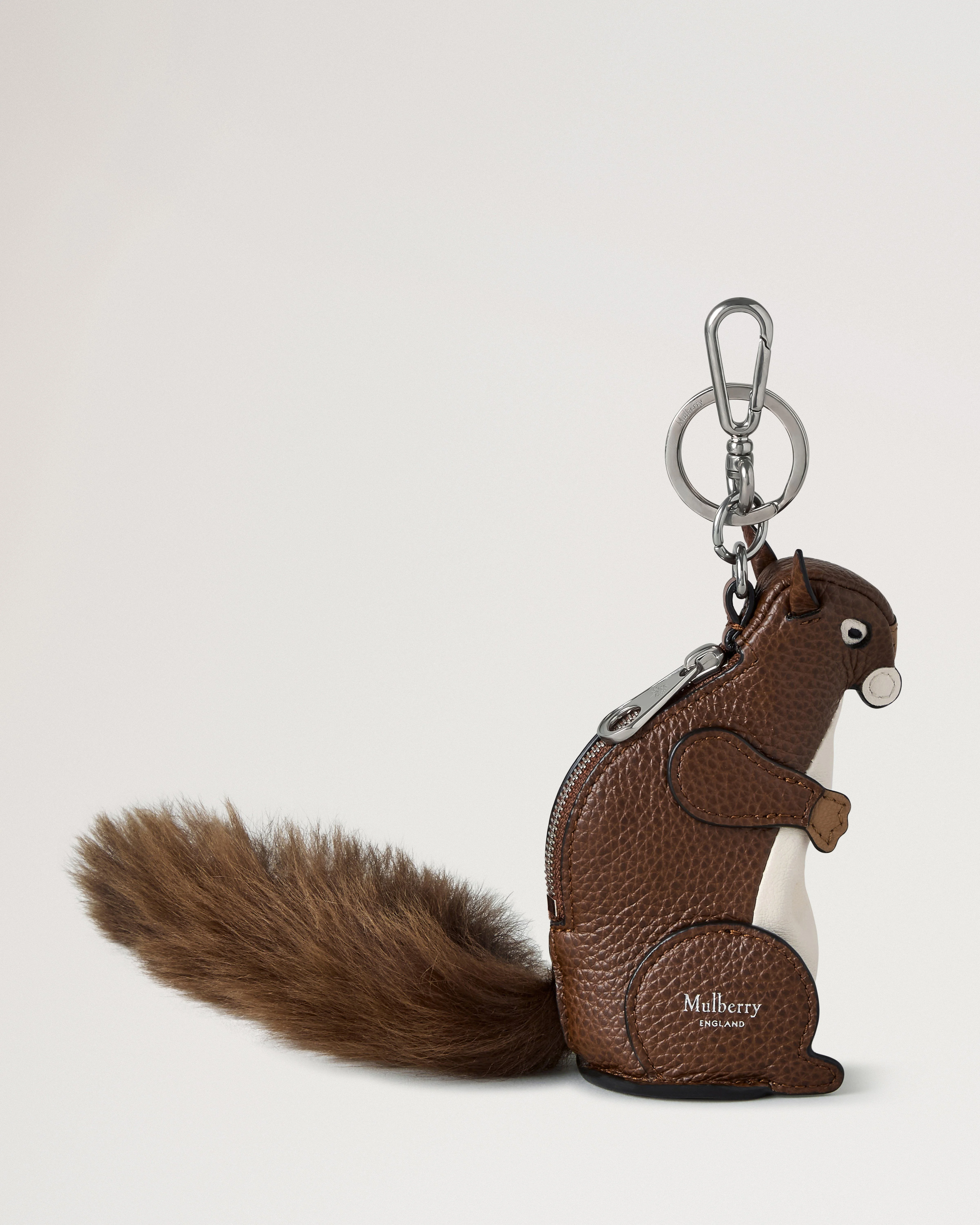 Case Keyring - Squirrel
Multicolour Mixed Leathers & Shearling - 1