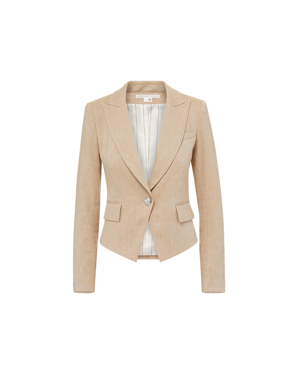 HOSANNA LINEN DICKEY JACKET - 1