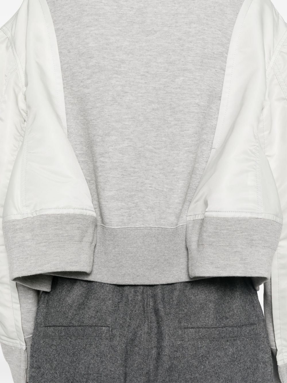 panelled sweatshirt - 5