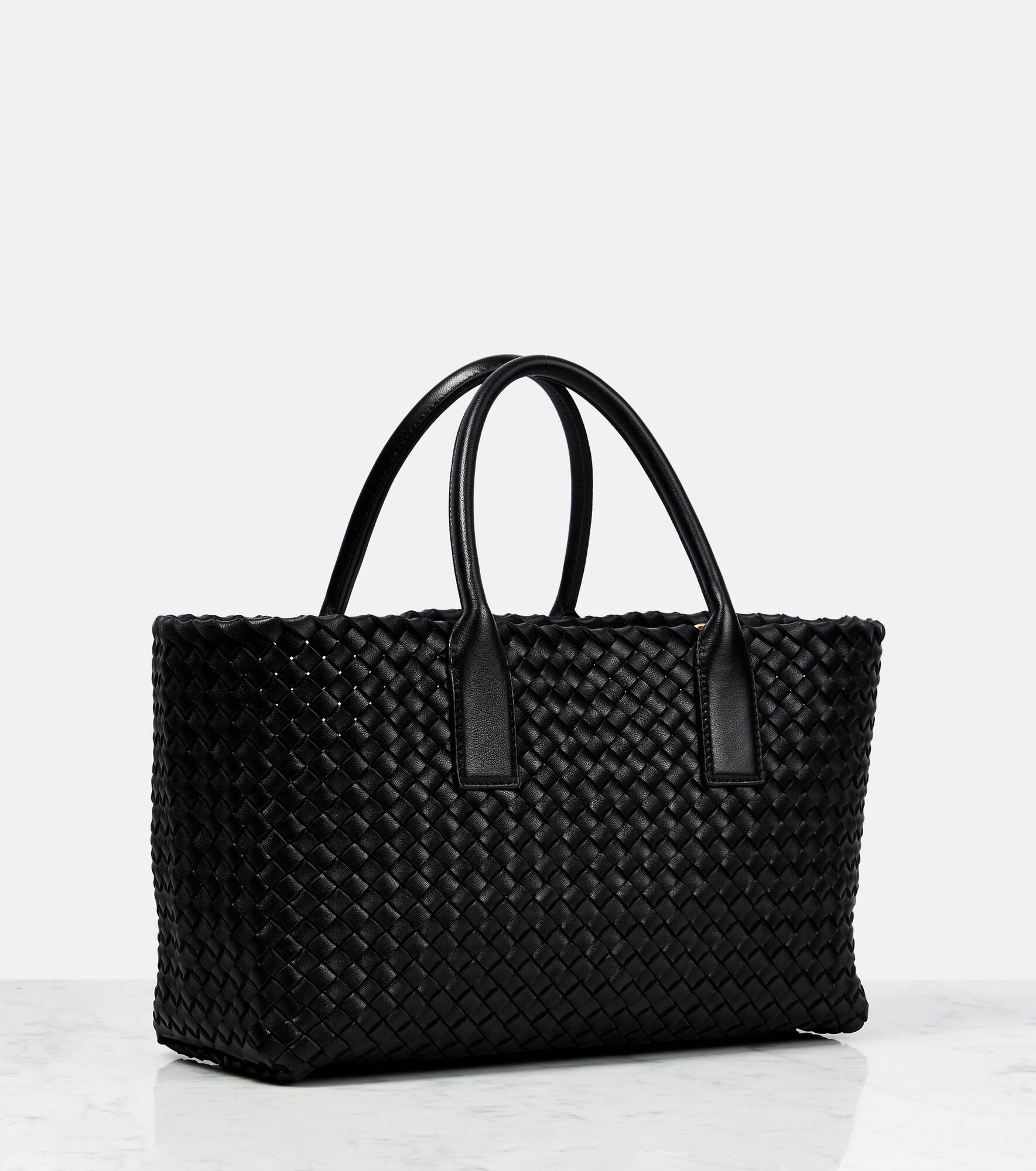 Cabat Small leather tote bag - 4