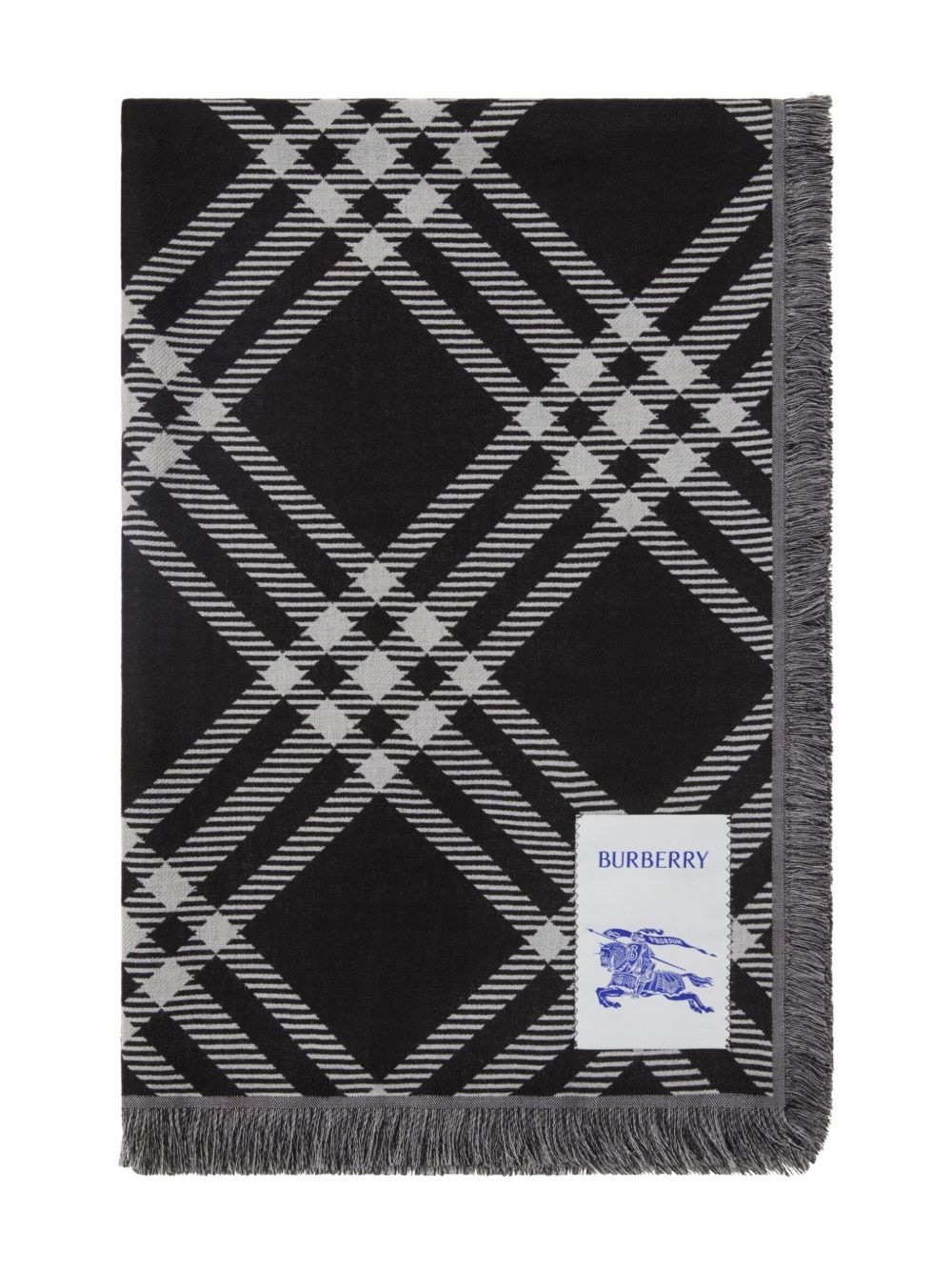checked scarf - 2