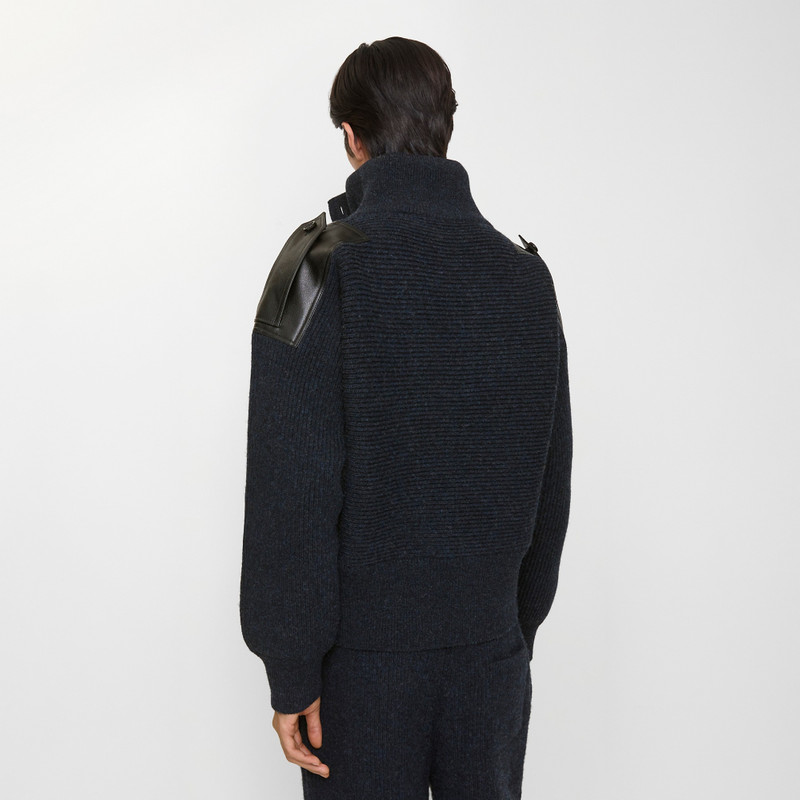Wool Half-button Sweater 3