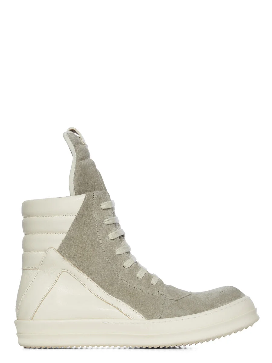 Rick Owens Geobasket High Dark Pearl Milk - 1