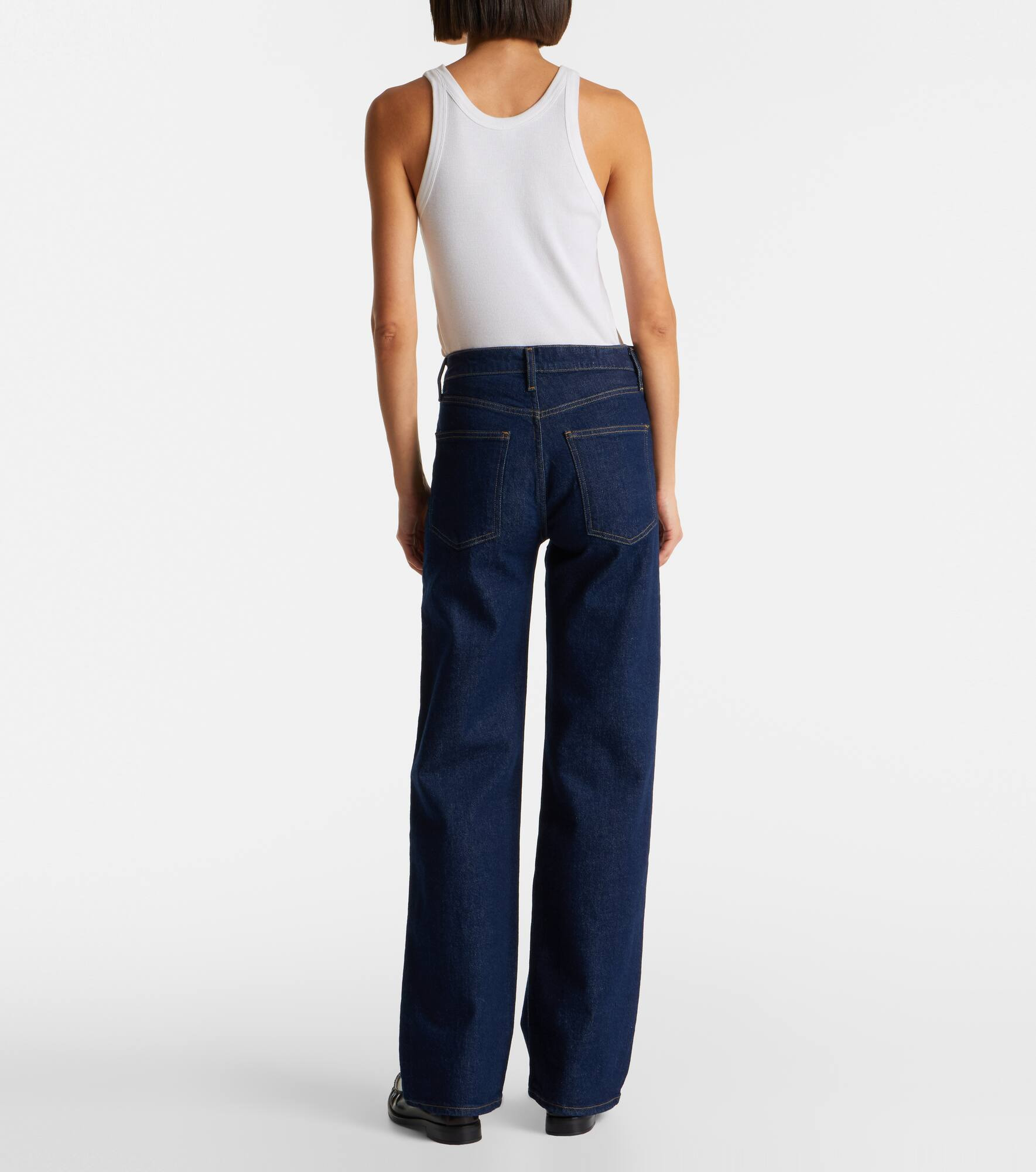 Harper mid-rise straight jeans - 3