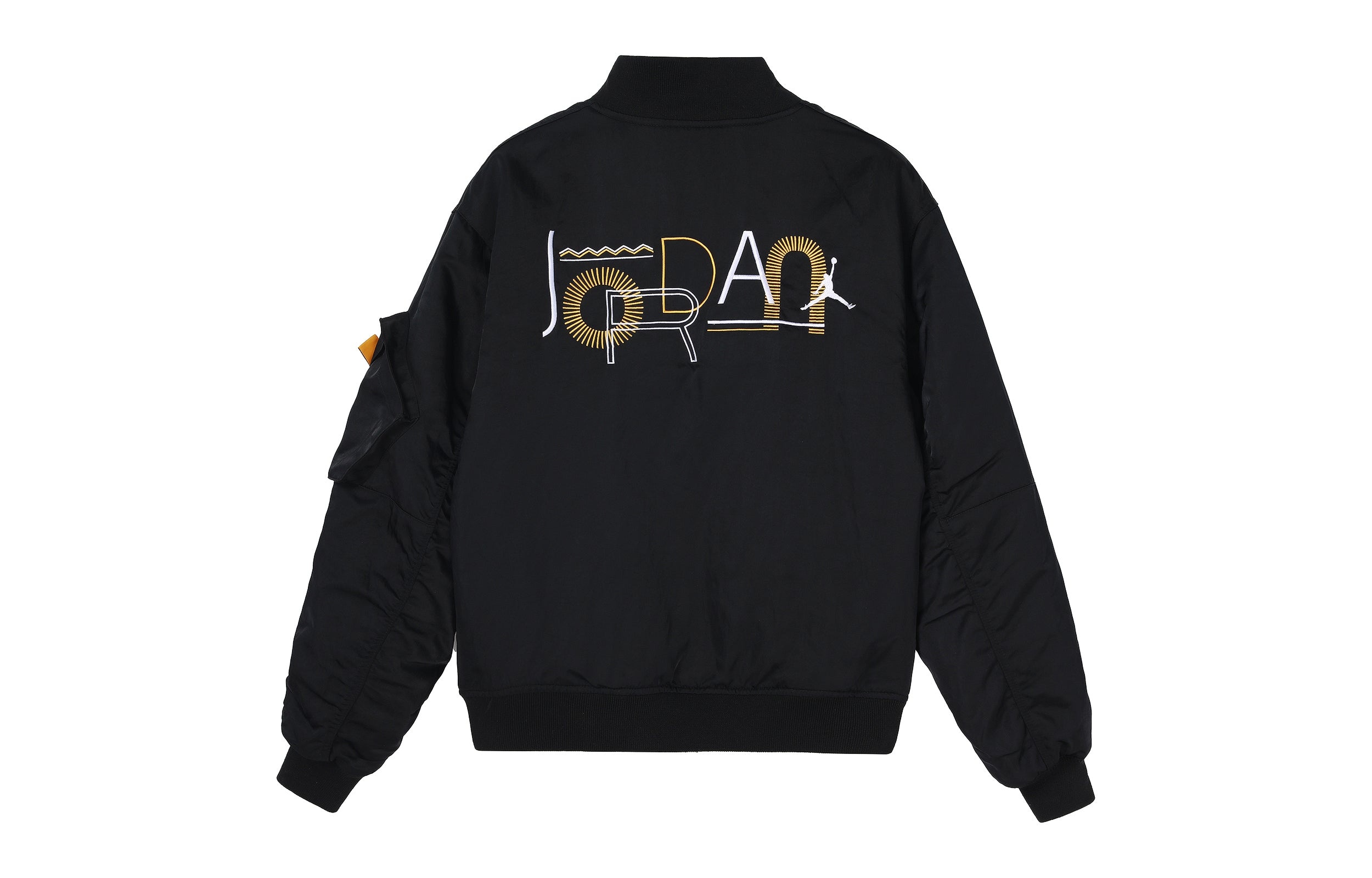 Men's Air Jordan Casual Sports Full-Length Zipper Autumn Black Jacket DN3406-010 - 2