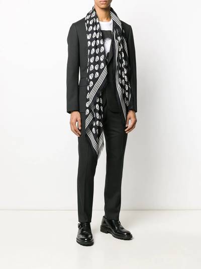 Alexander McQueen skull-print scarf outlook