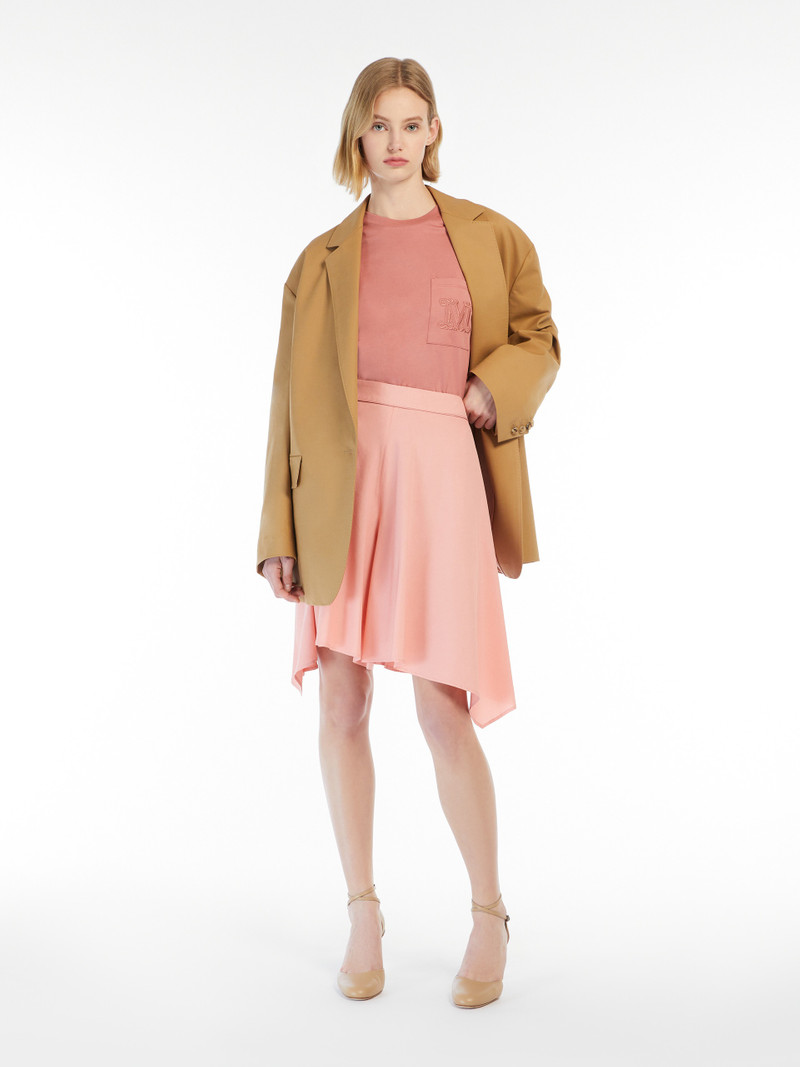 Max Mara FENICE Fluid silk shorts outlook