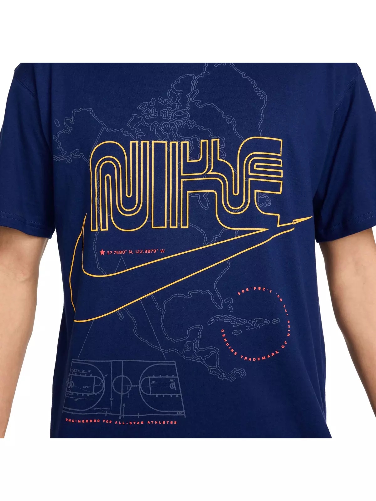 Men's Sportswear Max90 Tee-Blue - 4