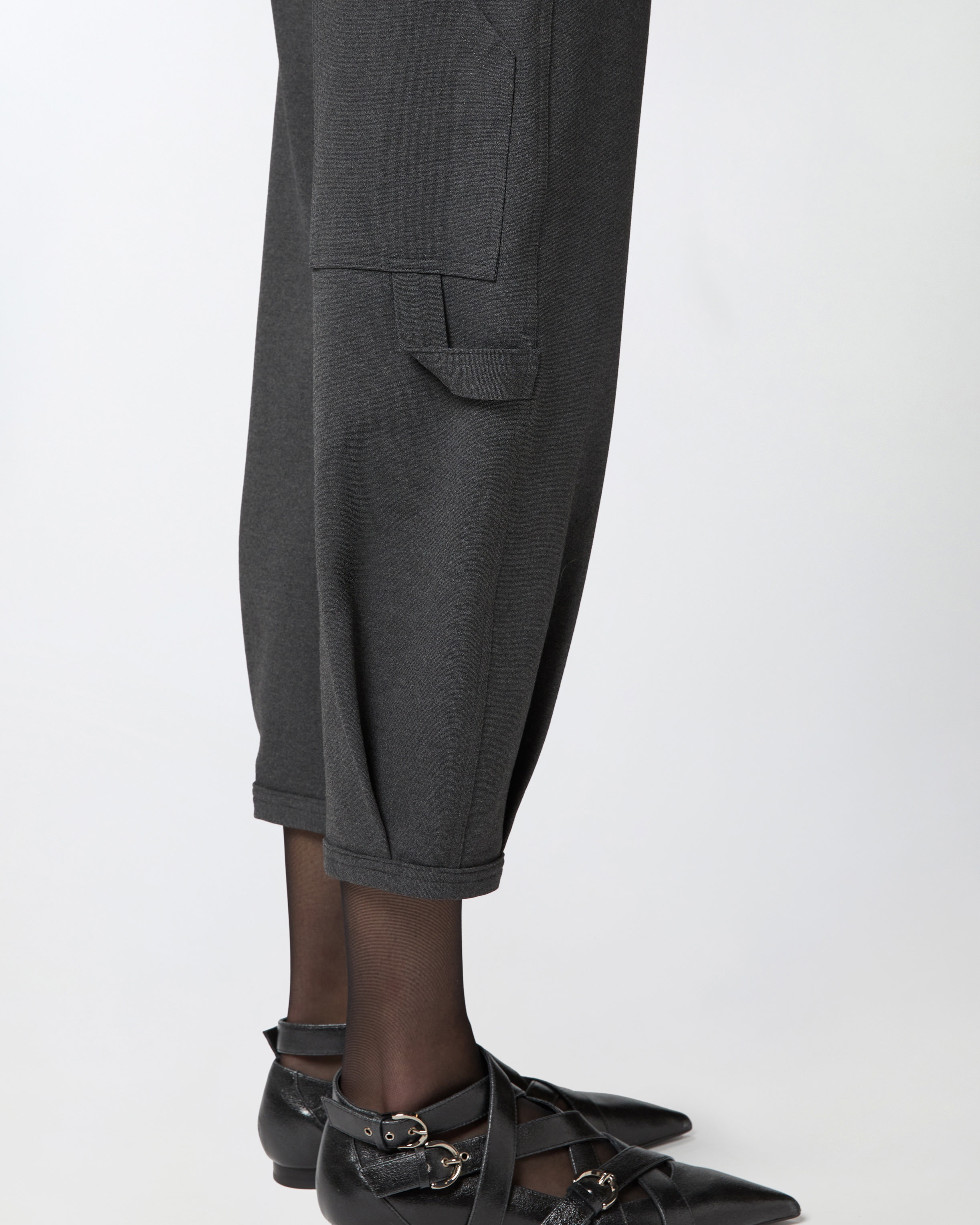 WIDE-LEG WORKWEAR TROUSERS WITH POCKETS - 5