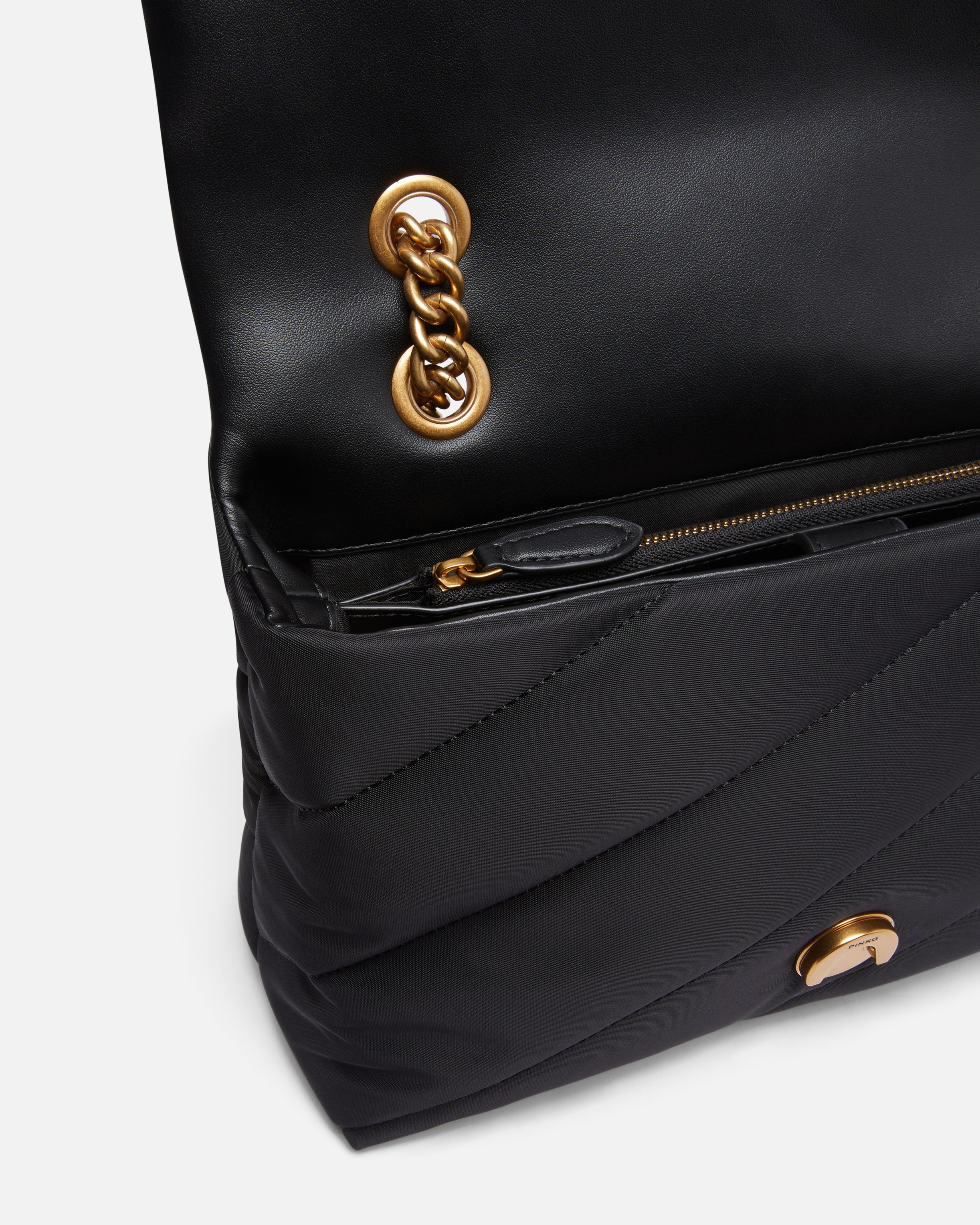 LOVE BAG CROSSBODY BAG IN QUILTED RECYCLED FABRIC - 4