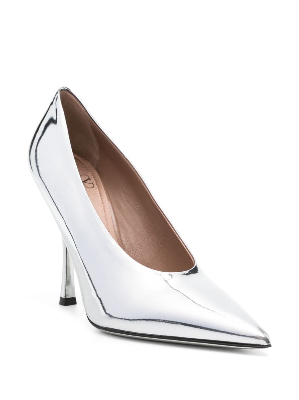 Nite-Out 110mm mirrored pumps - 2