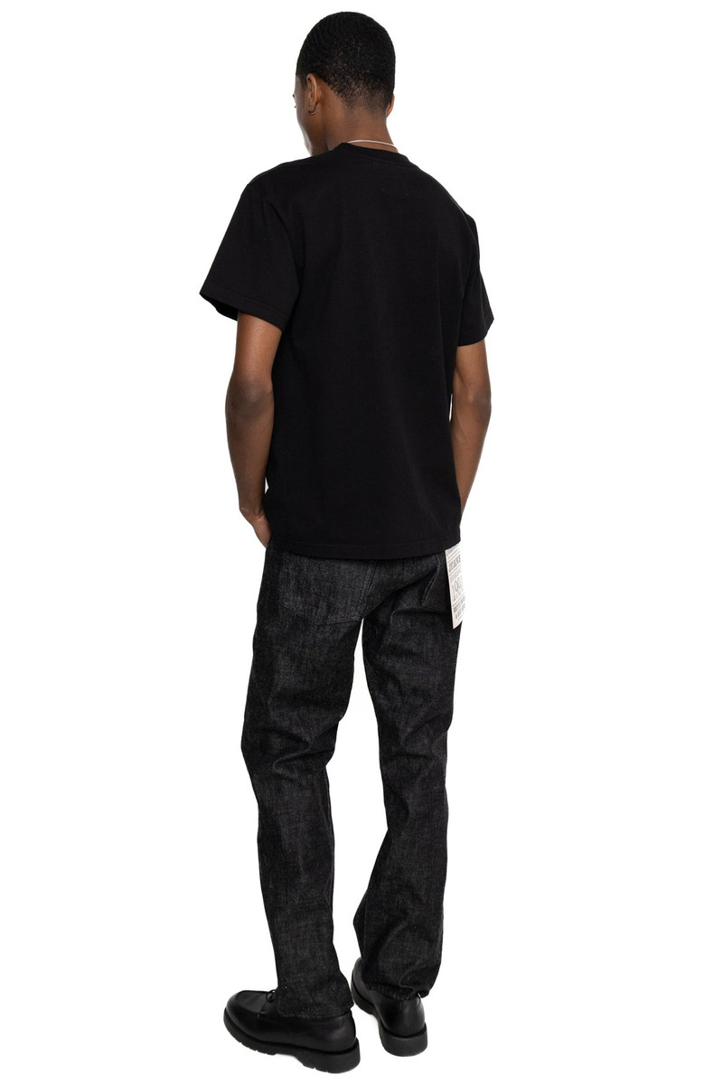 1101BK Straight Black Selvedge Denim 5