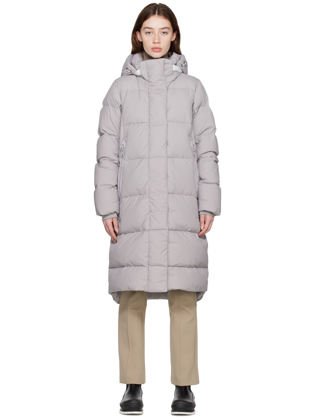 Gray Byward Down Parka - 1