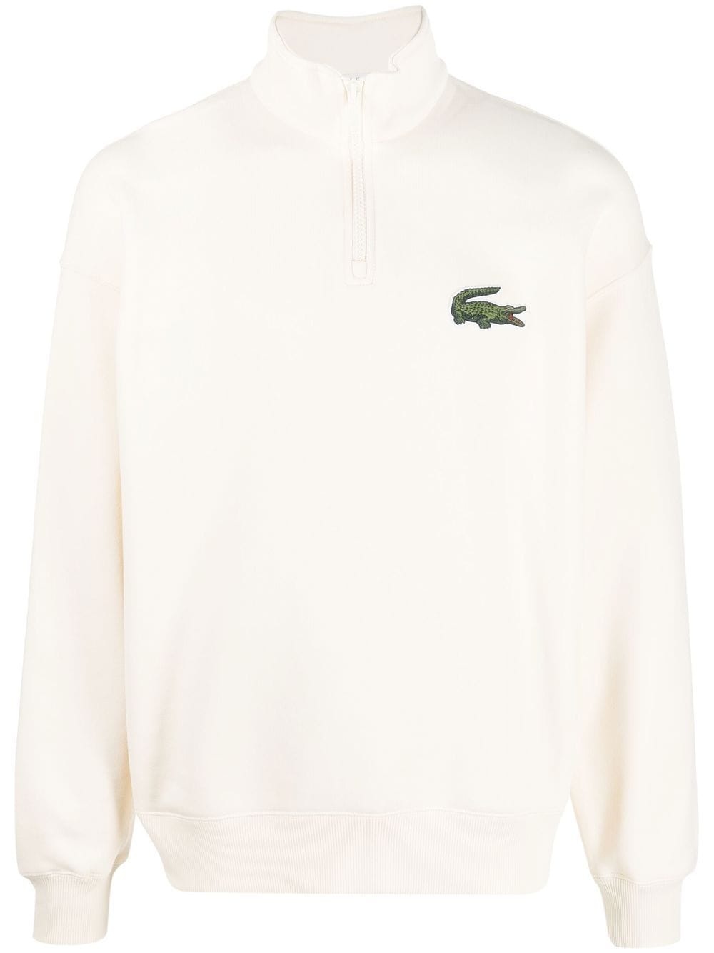 logo-patch high-neck sweatshirt - 1