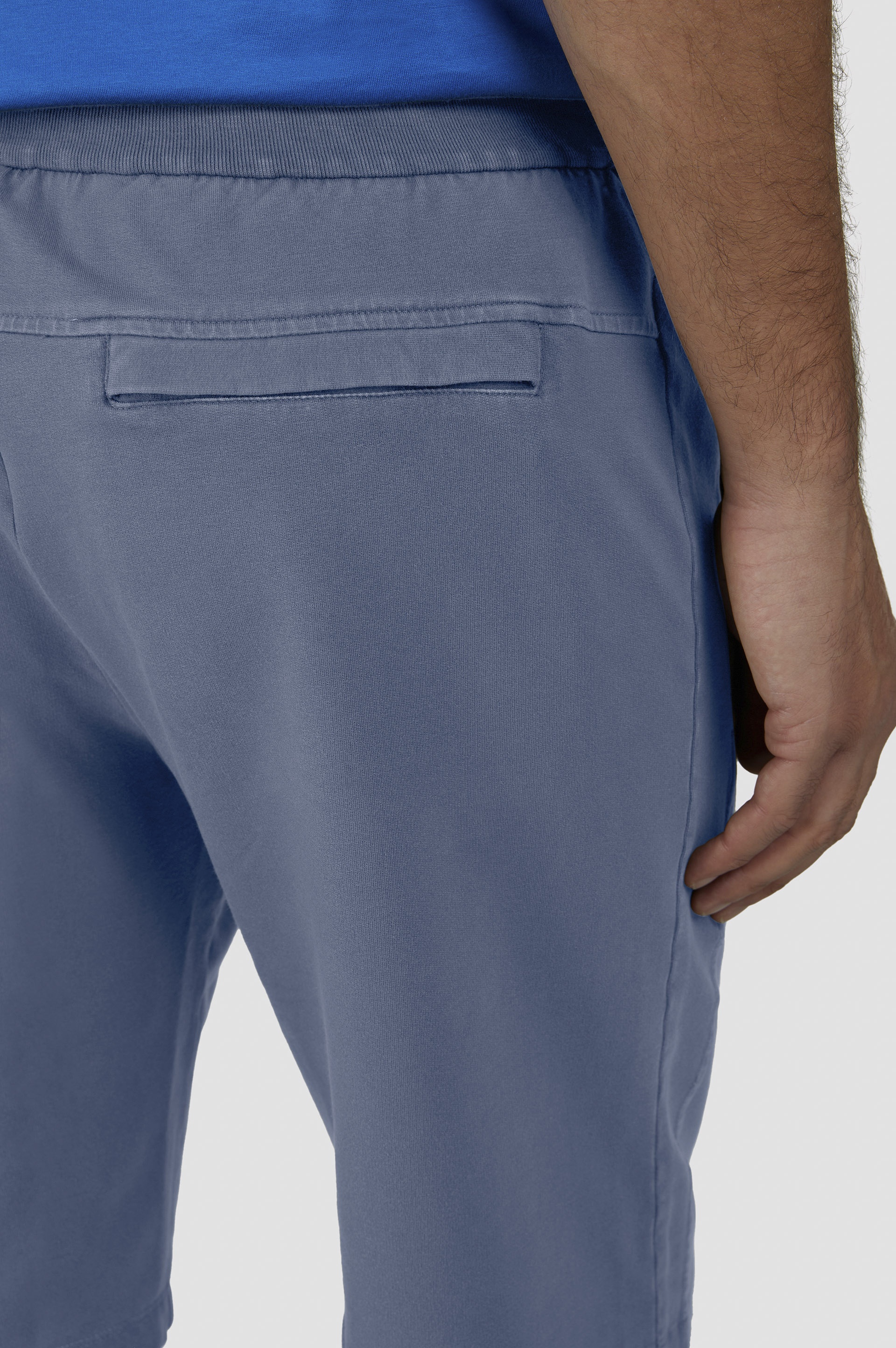 GARMENT-DYED BERMUDA IN X-SOFT FLEECE COTTON - 4