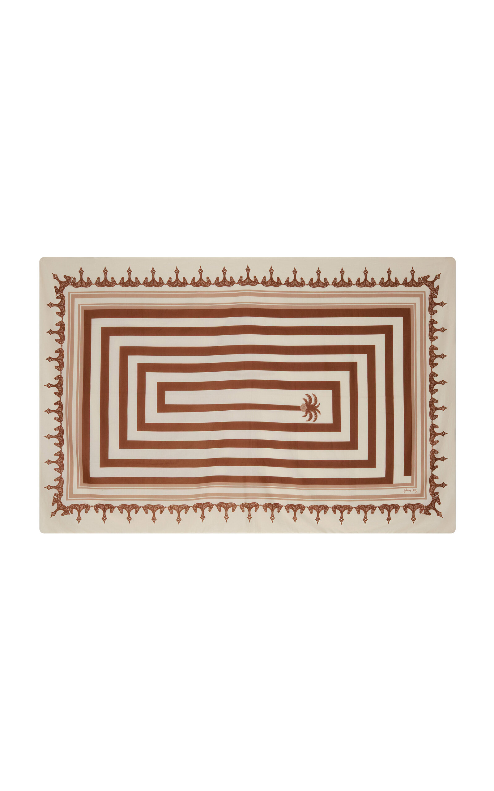 Infinity Palm Cotton Pareo brown - 5