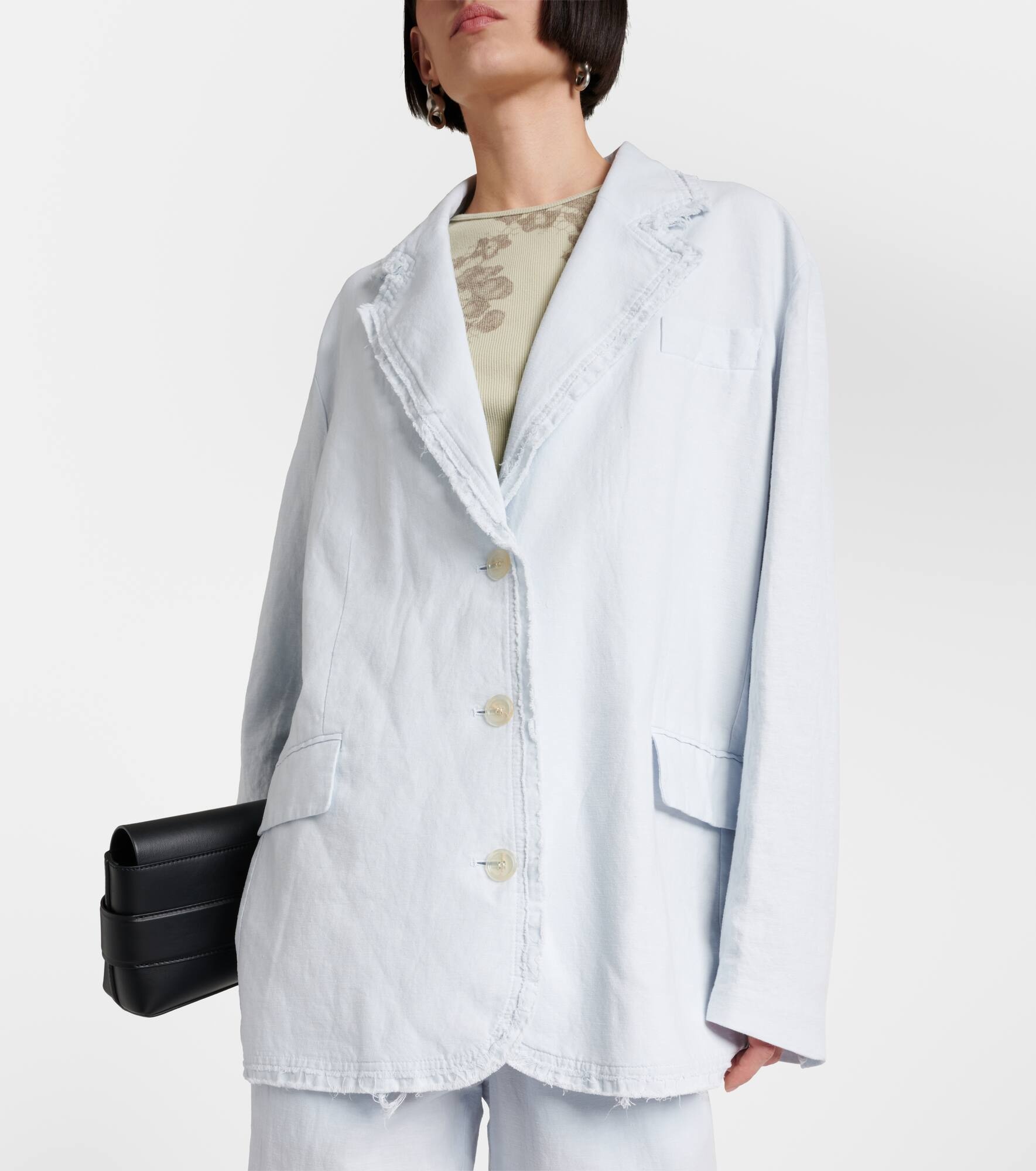 Cotton and linen blazer - 6