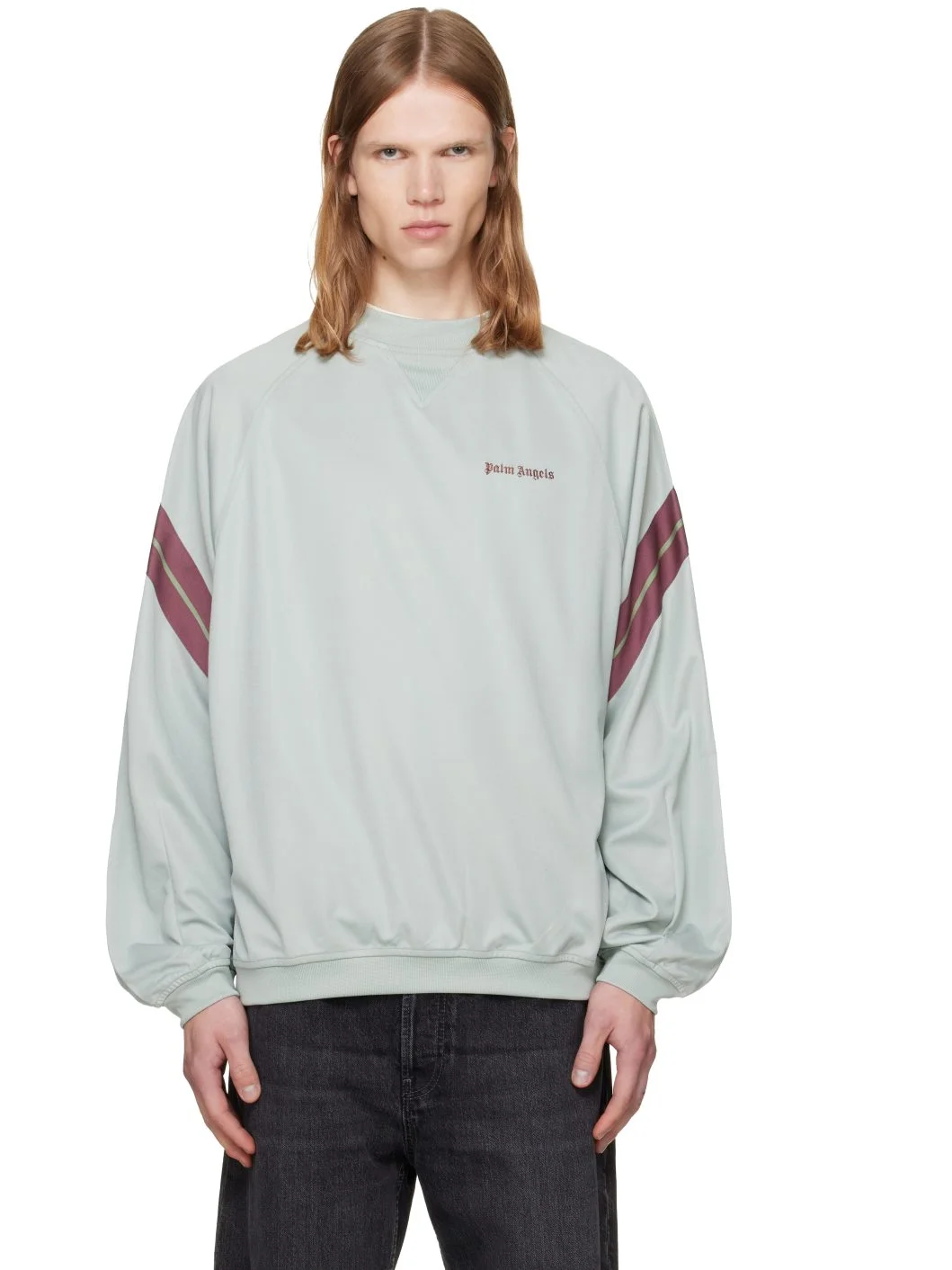 Blue Urban Logo Track Crewneck Sweatshirt - 1