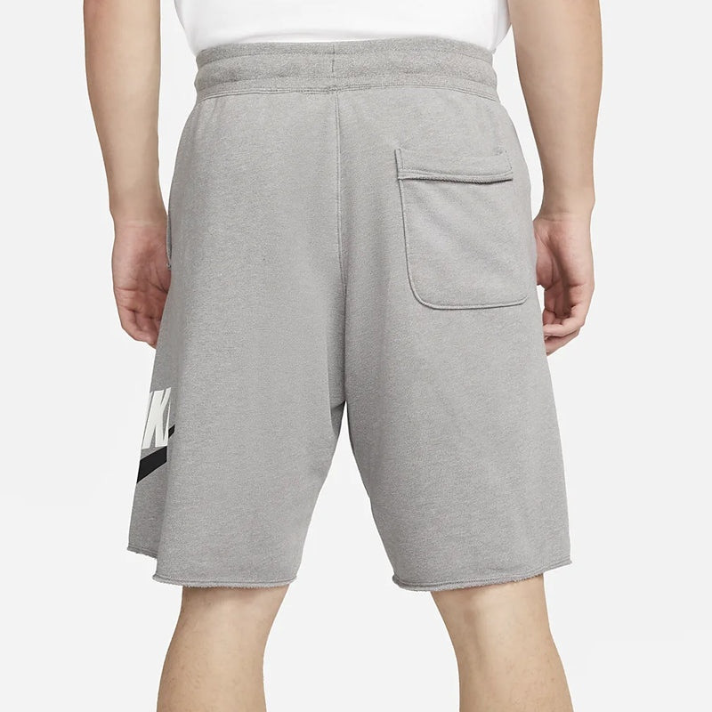 Men's Nike Lacing Breathable Logo Sports Shorts Gray DM6817-029 4