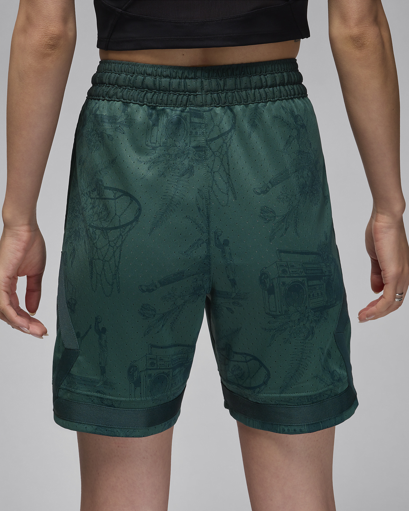 Jordan Sport Men's Dri-FIT Printed Diamond Shorts - 4