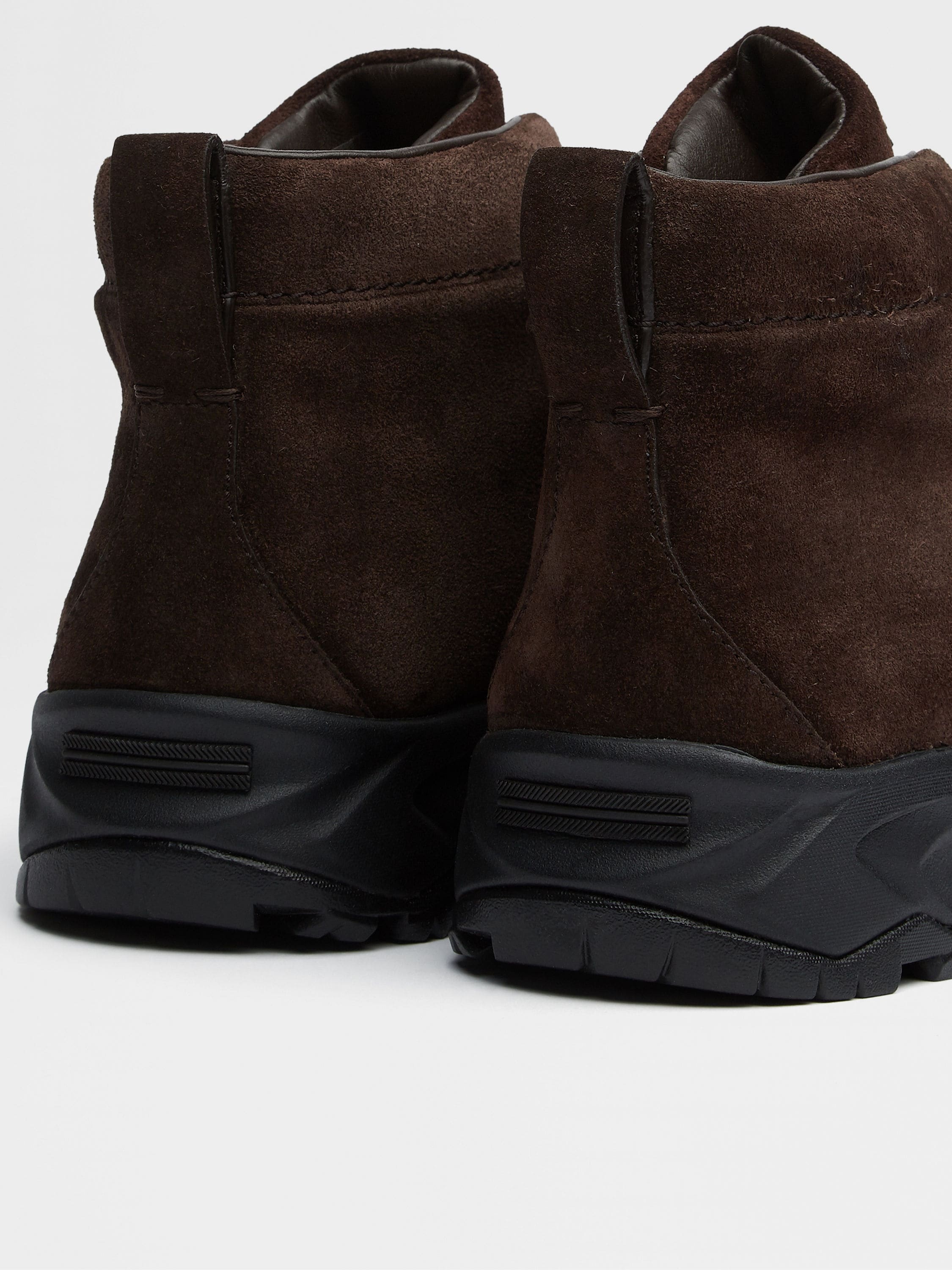 DARK BROWN SUEDE TRIPLE STITCH™ VETTA SNEAKERS - 2
