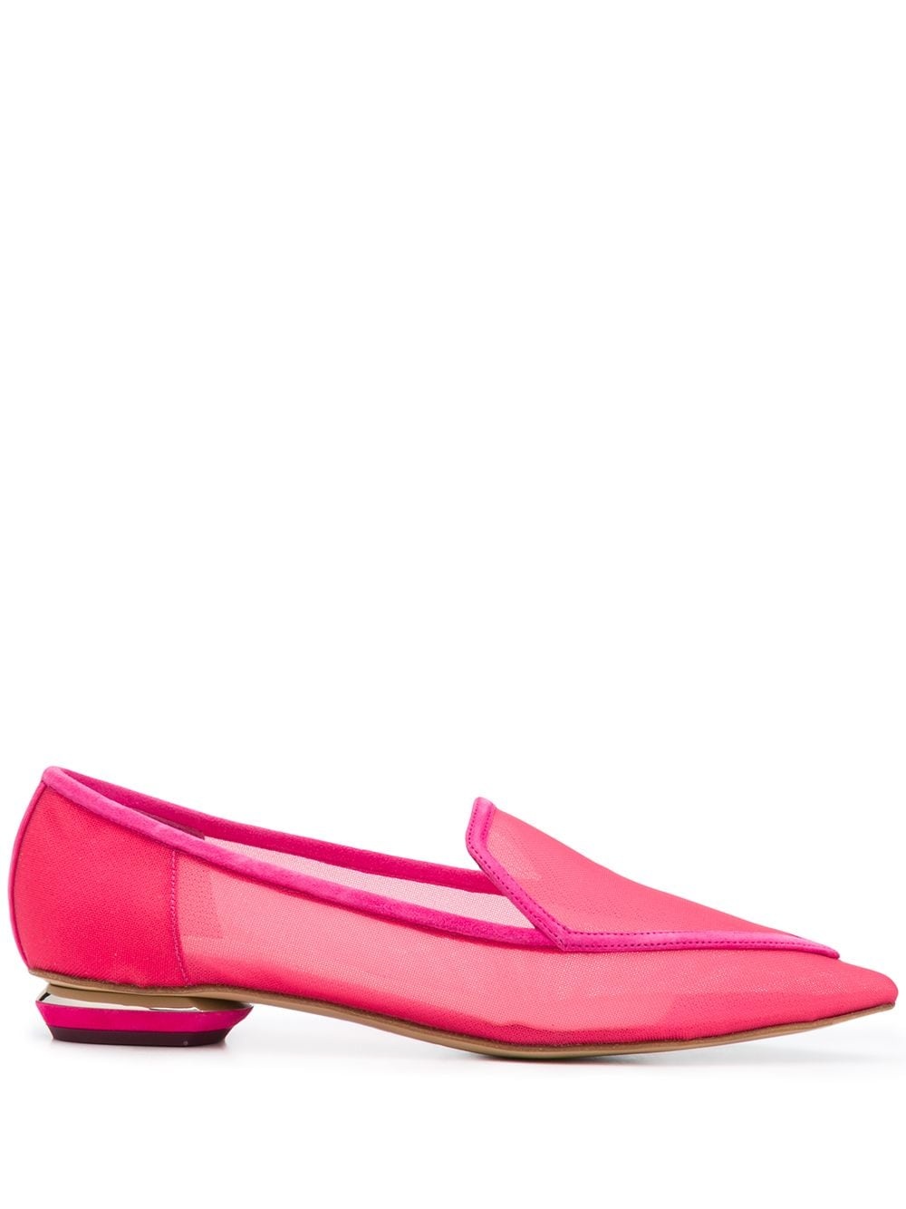 Beya mesh pointed toe loafers - 1